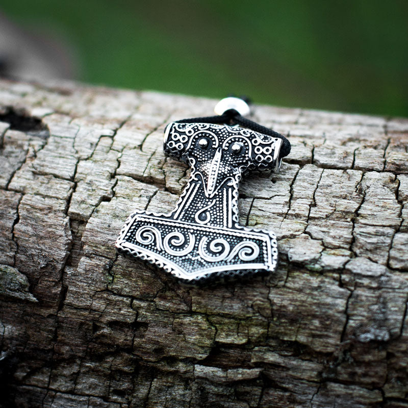 Silver Thor's Hammer Necklace | Viking Heritage - Viking Heritage Store